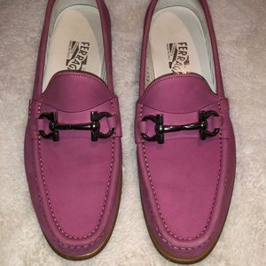 Salvatore Ferragamo Pink Loafers